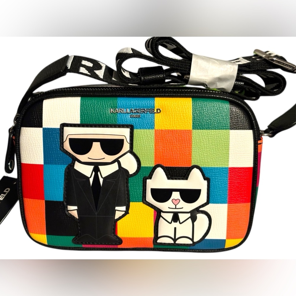 NWT•Karl Lagerfeld Color-block Crossbody Bag